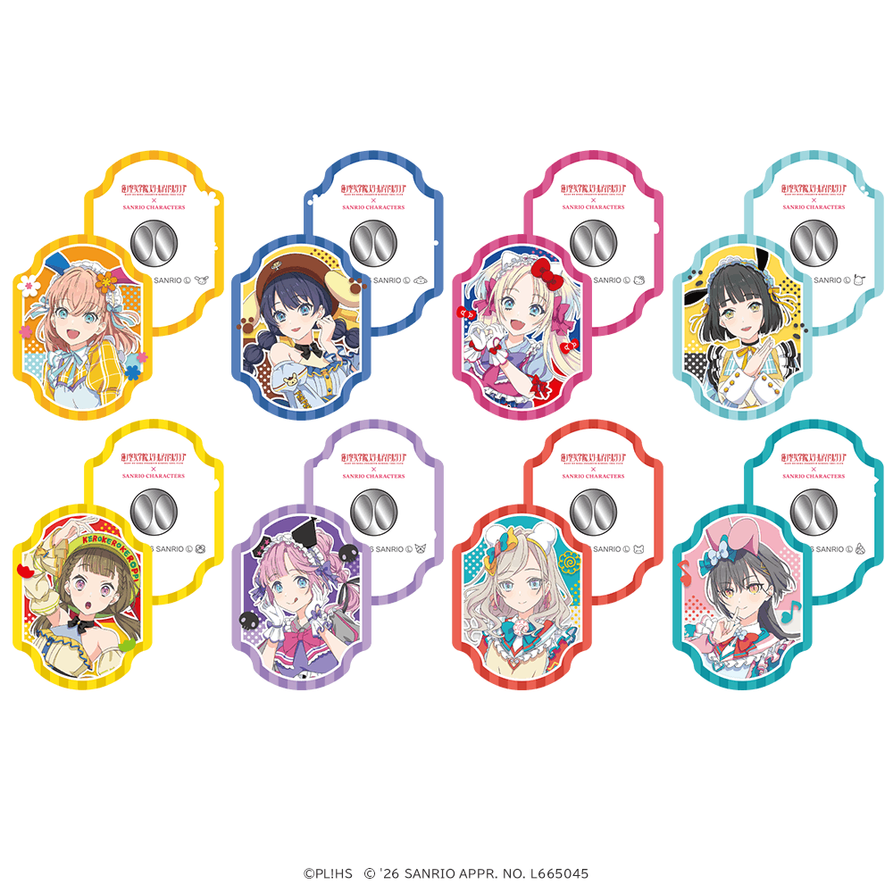 ラブライブ！蓮ノ空女学院スクールアイドルクラブ×サンリオキャラクターズ アクリルピンバッジ ティーパーティver.（全8種）