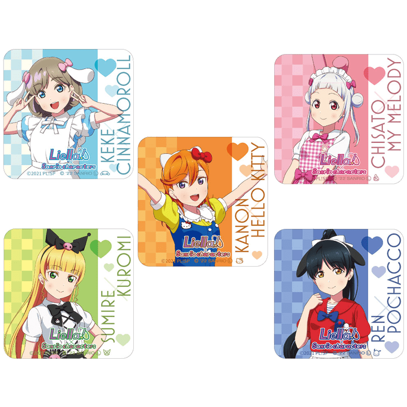 ラブライブ！スーパースター!!×サンリオキャラクターズ アクリルマグネット （全5種）