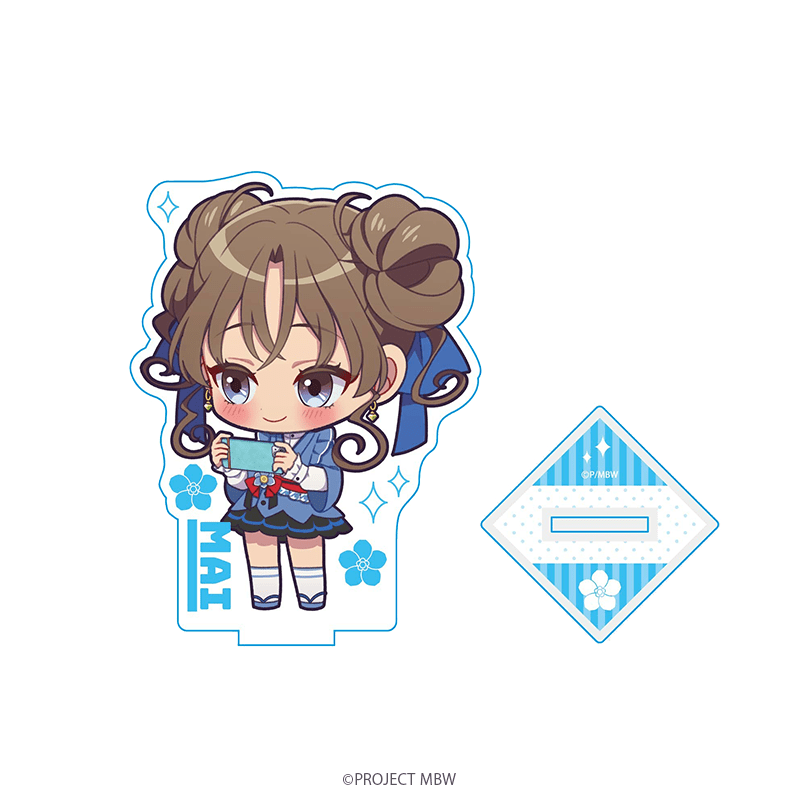 前橋ウィッチーズ アクリルスタンド 上泉マイ ミニキャラ 花屋制服ver. 