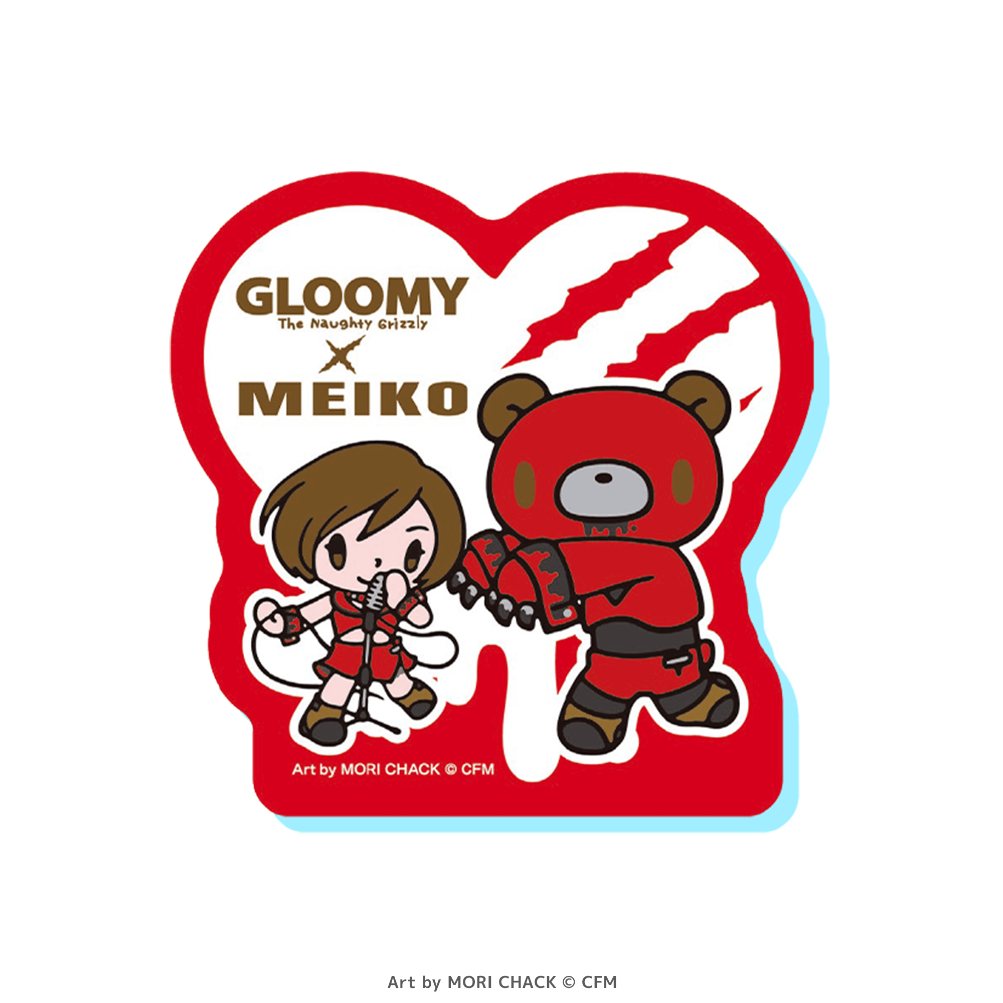 GLOOMY meets 初音ミク アクリルメモクリップ グルーミー＆MEIKO ミニキャラver.