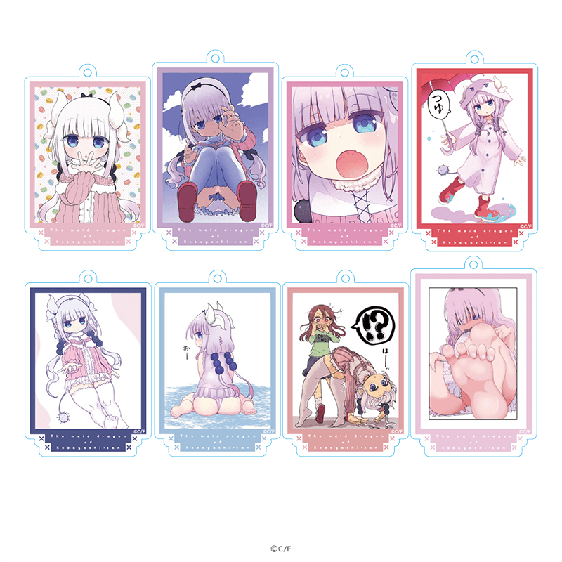 小林さんちのメイドラゴン アクリルキーホルダー カンナSNSイラストver.（全8種）