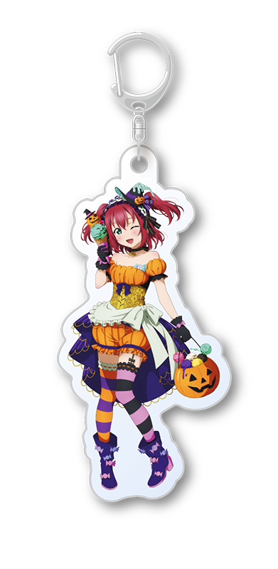 AiScReam ハロウィン アクリルキーホルダー 黒澤ルビィ
