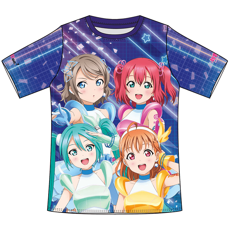 ラブライブ！サンシャイン!!×初音ミク フルグラフィックTシャツ BANZAI! digital trippers ver. CYaRon！×初音ミク
