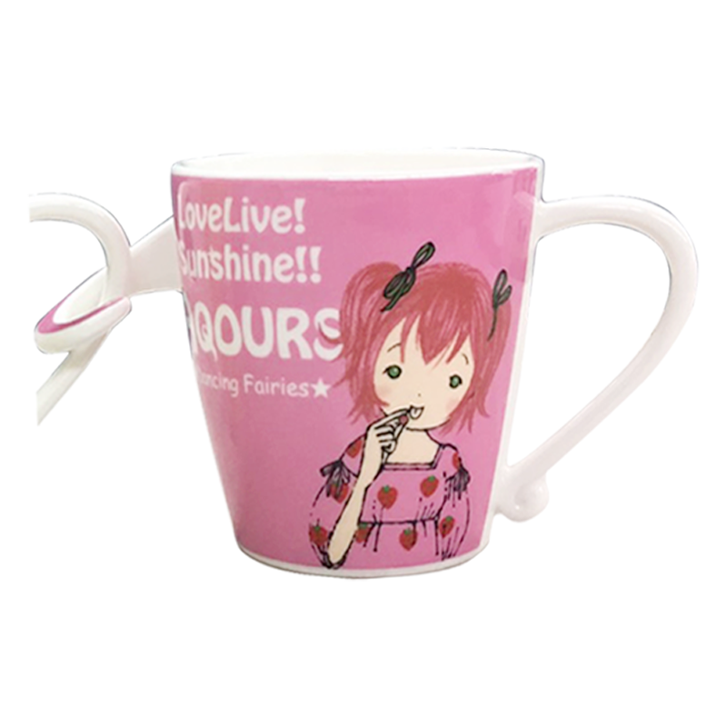 シンジカトウ×ラブライブ！サンシャイン!! 手つなぎマグカップ ルビィ