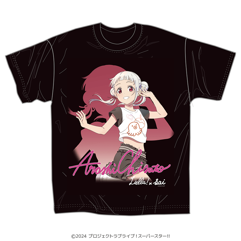 美容室sai×ラブライブ！スーパースター!! Tシャツ 嵐 千砂都