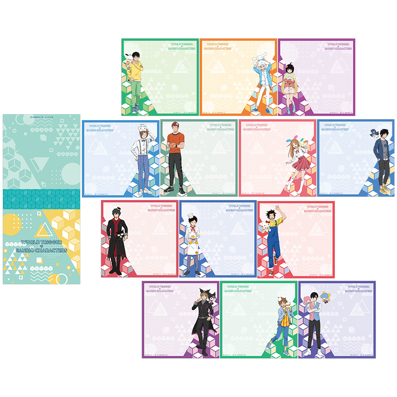 ワールドトリガー×サンリオキャラクターズ vol.1 ブロックメモ