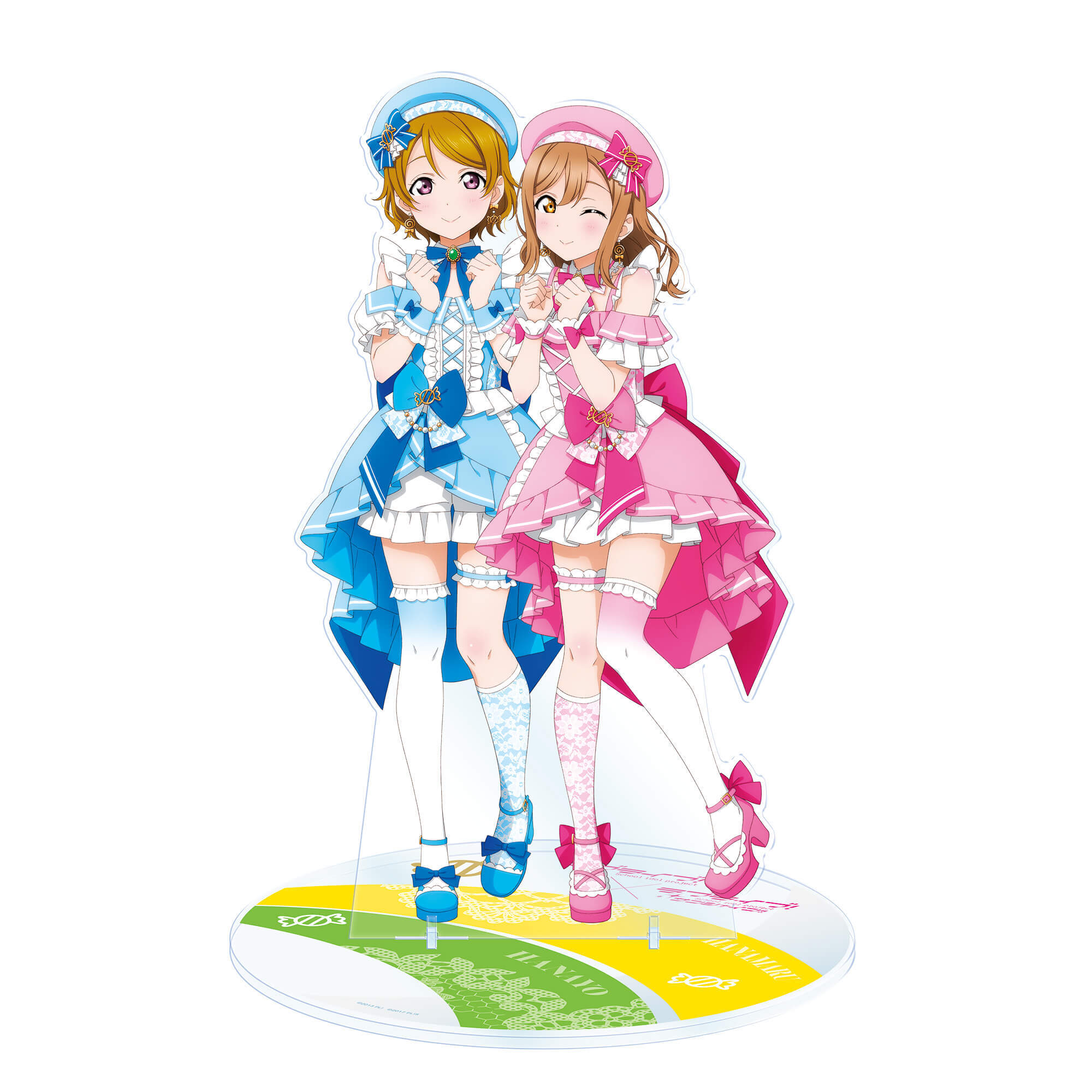 ラブライブ！×ラブライブ！サンシャイン!! POP UP STORE～μ's×Aqours Special Collaboration～ 1/4スケールBIGアクリルフィギュア【μ's×Aqours】 小泉花陽×国木田花丸