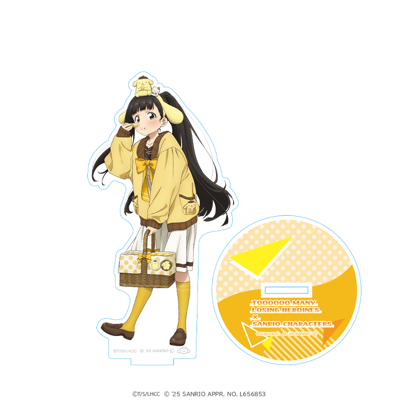 負けヒロインが多すぎる！×サンリオキャラクターズ アクリルスタンド 温水佳樹×ポムポムプリン