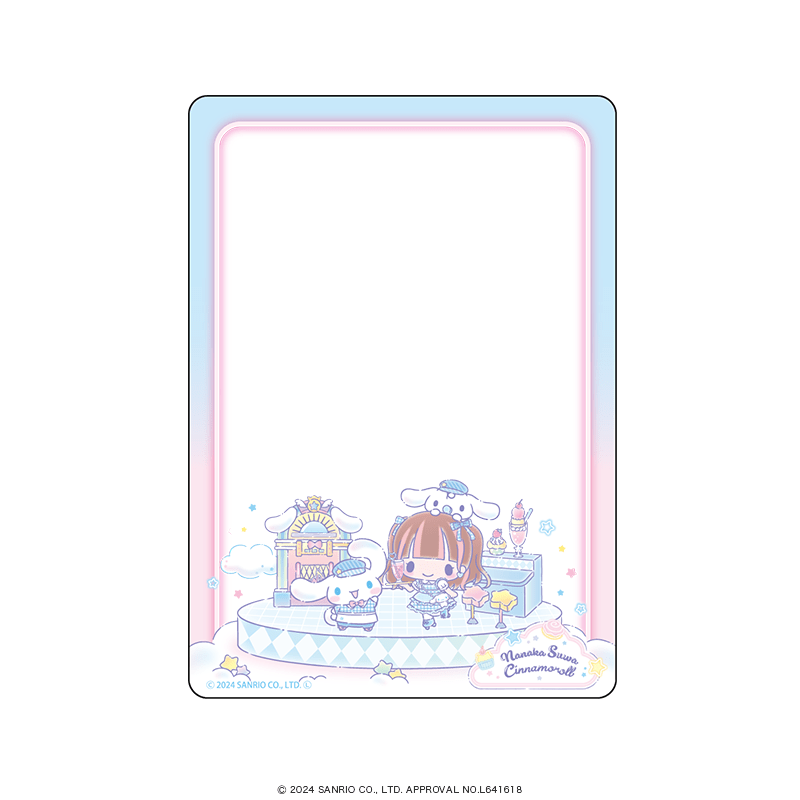 Nanaka Suwa ♡ Cinnamoroll 硬質ブロマイドケース アメリカンダイナーver. 縦