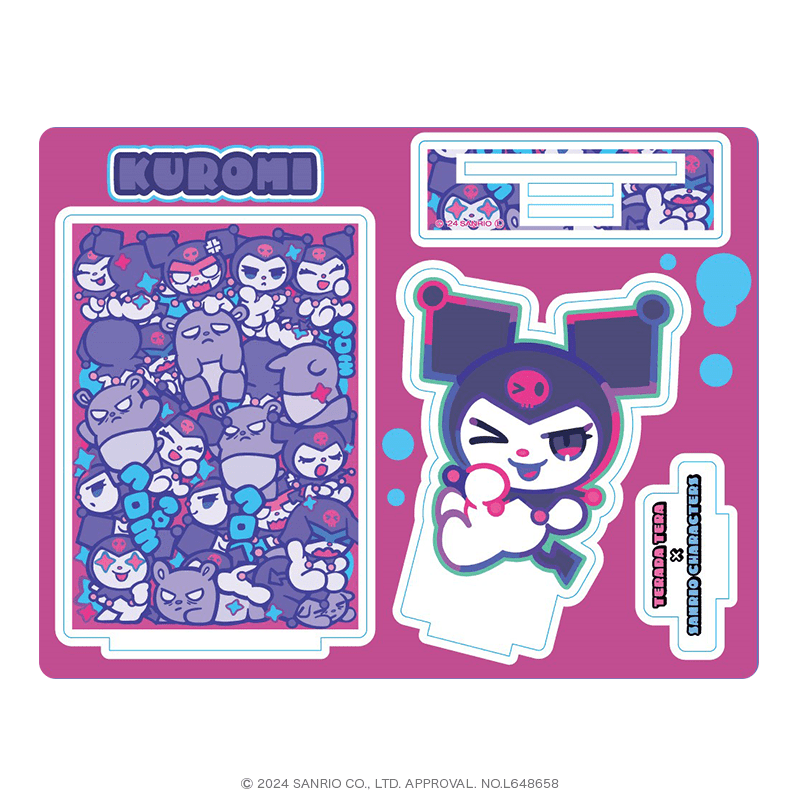 寺田てら×サンリオキャラクターズ アクリルジオラマスタンド クロミ