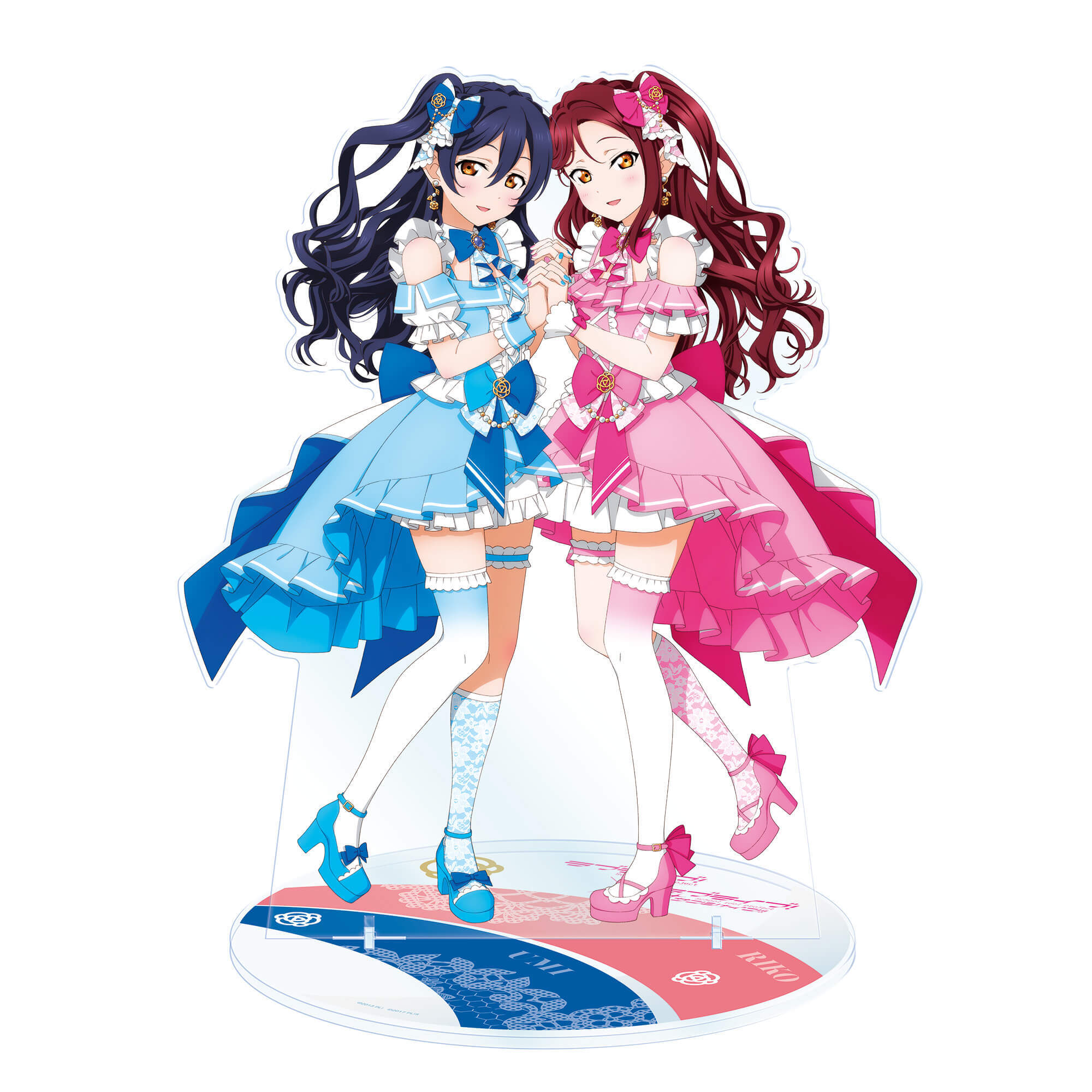 ラブライブ！×ラブライブ！サンシャイン!! POP UP STORE～μ's×Aqours Special Collaboration～ 1/4スケールBIGアクリルフィギュア【μ's×Aqours】 園田海未×桜内梨子