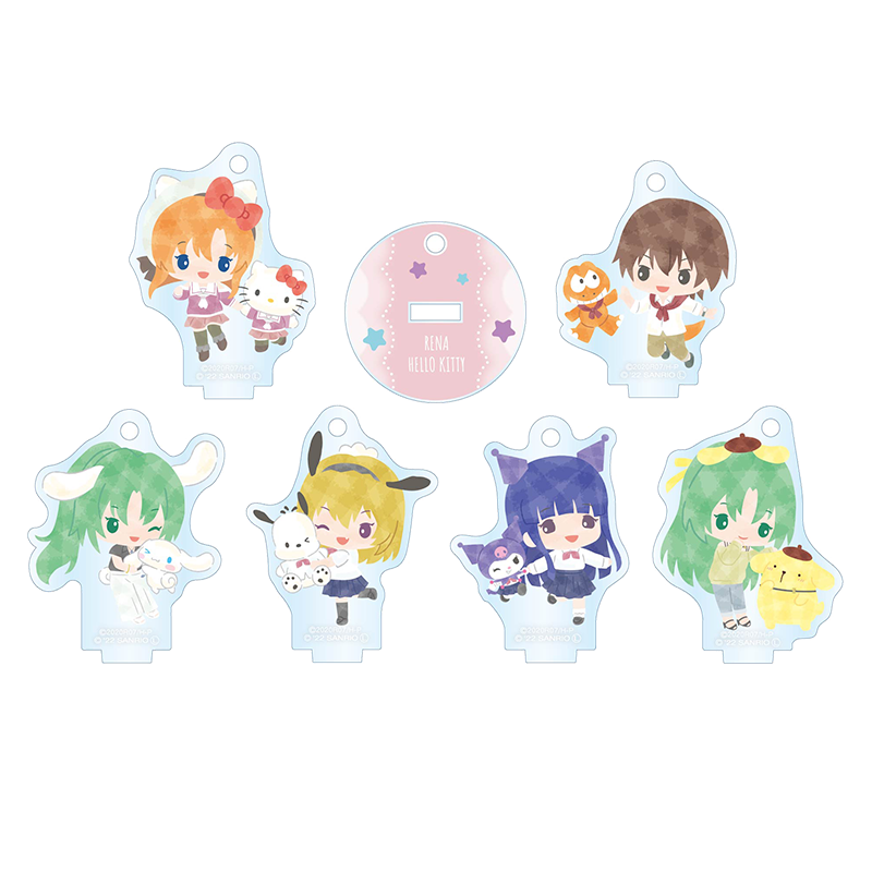 ひぐらしのなく頃に卒×サンリオキャラクターズ リターンズ ミニアクリルスタンドキーホルダー（全6種） 