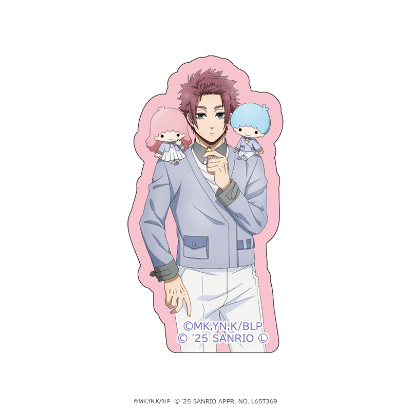 ブルーロック×サンリオキャラクターズ ダイカットステッカー 糸師冴×リトルツインスターズ