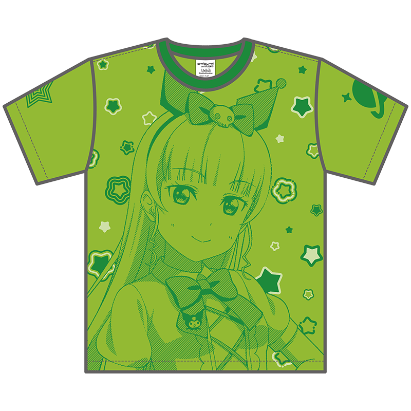 ラブライブ！スーパースター!!×サンリオキャラクターズ カラーTシャツ 平安名すみれ×クロミ