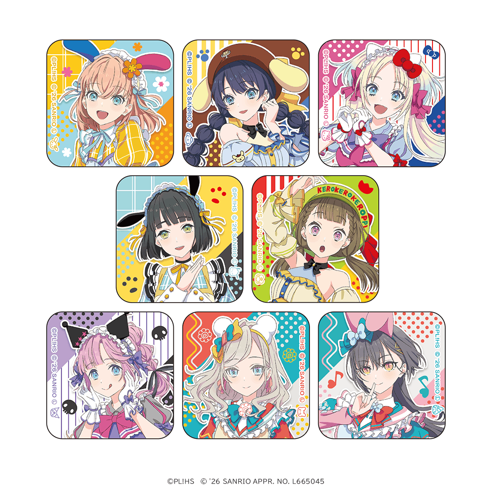 ラブライブ！蓮ノ空女学院スクールアイドルクラブ×サンリオキャラクターズ アクリルマグネット ティーパーティver.（全8種）