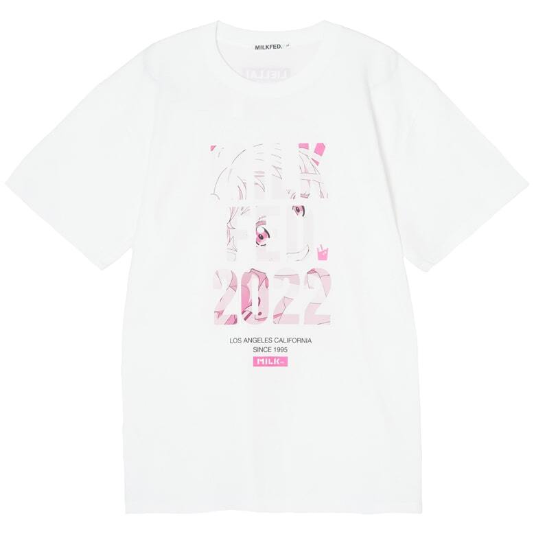 ミルクフェド×ラブライブ！スーパースター!! 夏美 S/S TEE WHITE