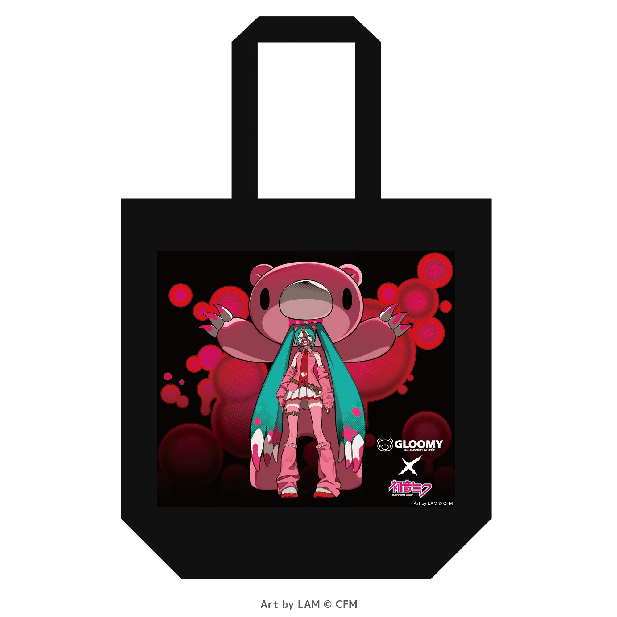 GLOOMY meets 初音ミク トートバッグ
