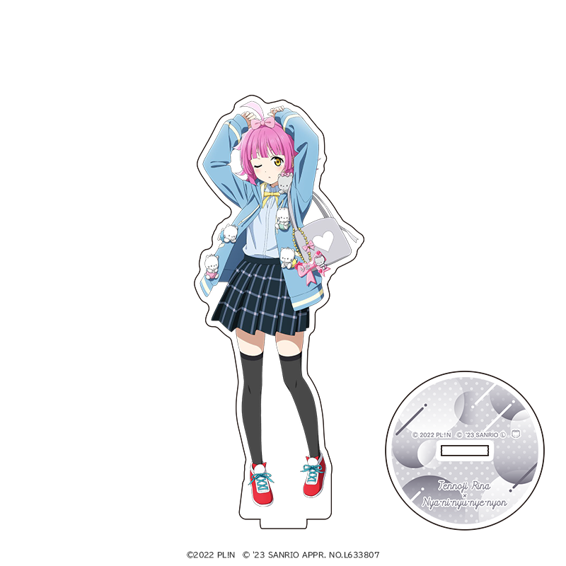 ラブライブ！虹ヶ咲学園スクールアイドル同好会×サンリオキャラクターズ アクリルスタンド 天王寺璃奈×ニャニィニュニェニョン _vol2