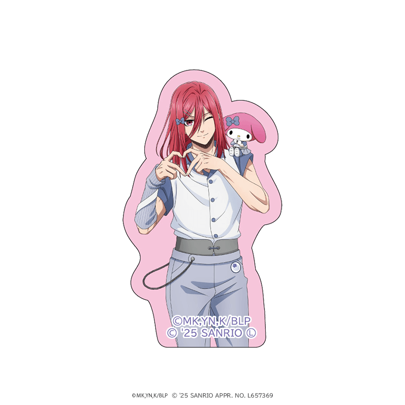 ブルーロック×サンリオキャラクターズ ダイカットステッカー 千切豹馬×マイメロディ