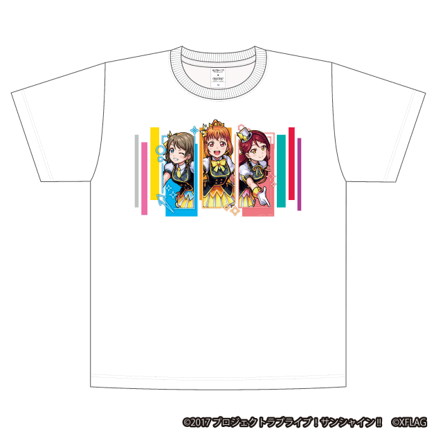 ラブライブ！サンシャイン!! × モンスターストライク Tシャツ KU-RU-KU-RU Cruller! 2年生