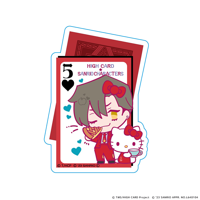HIGH CARD×サンリオキャラクターズ アクリルメモスタンド クリス・レッドグレイヴ×ハローキティ