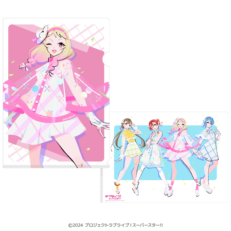 ラブライブ！スーパースター!! クリアファイル 鬼塚夏美（イラスト：まのでまりな）