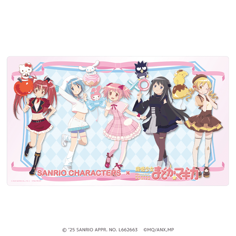 サンリオキャラクターズ×魔法少女まどか☆マギカ ラバーマット
