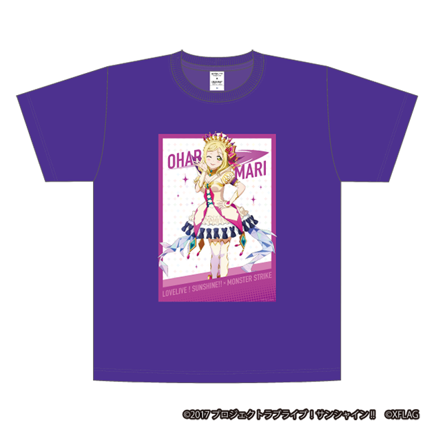 ラブライブ！サンシャイン!! Tシャツ モンストなりきりver. 小原鞠莉