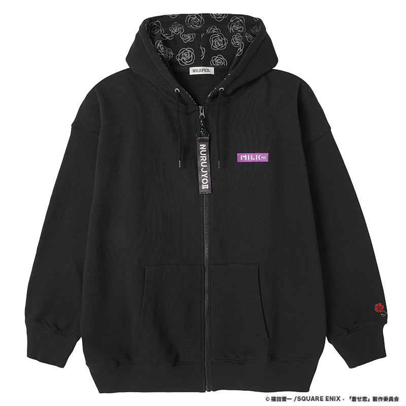 MILKFED. x SHIZUKU ZIP HOODIE その着せ替え人形は恋をする