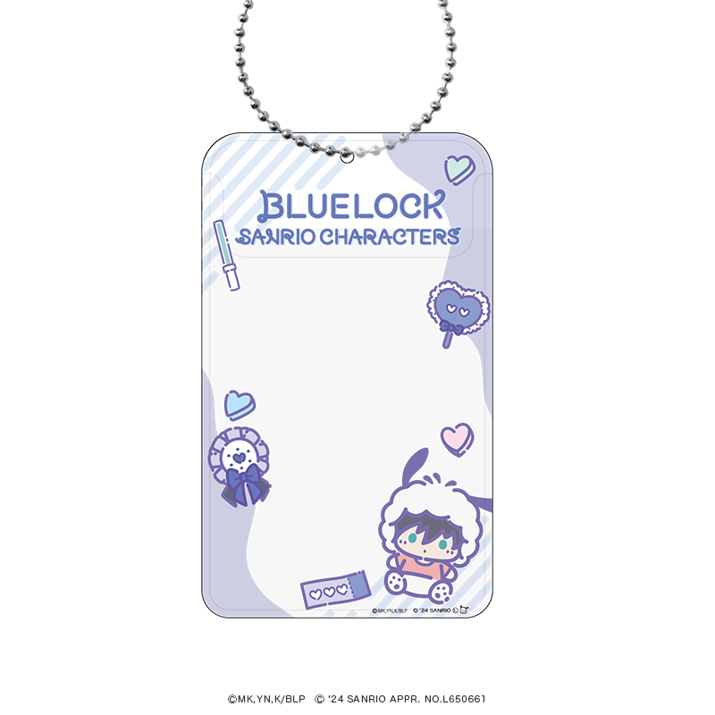 ブルーロック×サンリオキャラクターズ コレクトカードホルダー ミニぬいver. 糸師 凛＆ポチャッコ