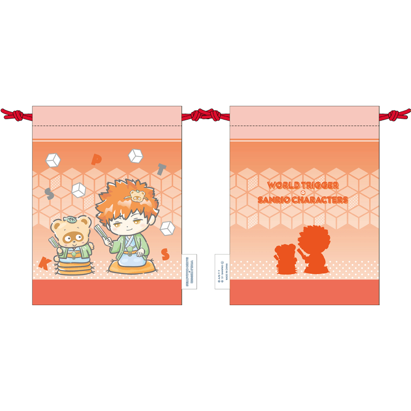 ワールドトリガー×サンリオキャラクターズ vol.2 巾着 水上 敏志