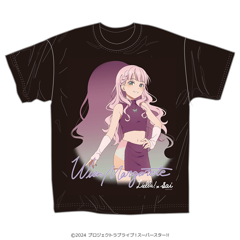 美容室sai×ラブライブ！スーパースター!! Tシャツ ウィーン・マルガレーテ