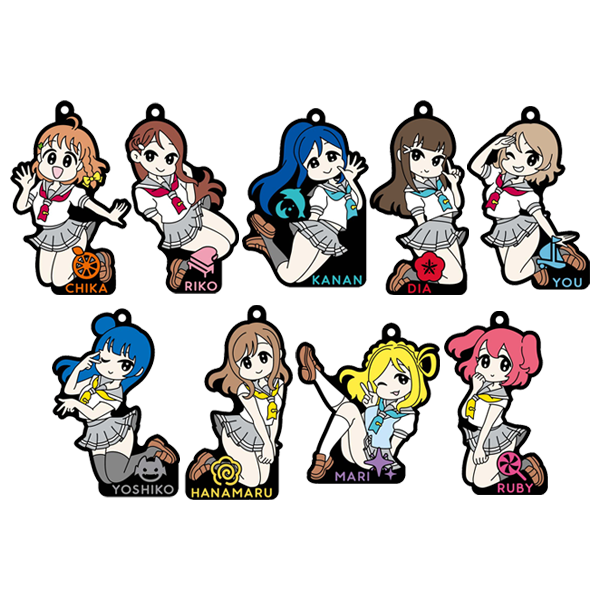 conix×ラブライブ！サンシャイン!! ラバーストラップ BOX（全９種）