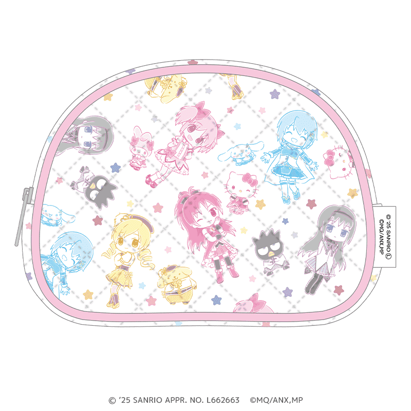 サンリオキャラクターズ×魔法少女まどか☆マギカ キルティングポーチ ミニキャラver.
