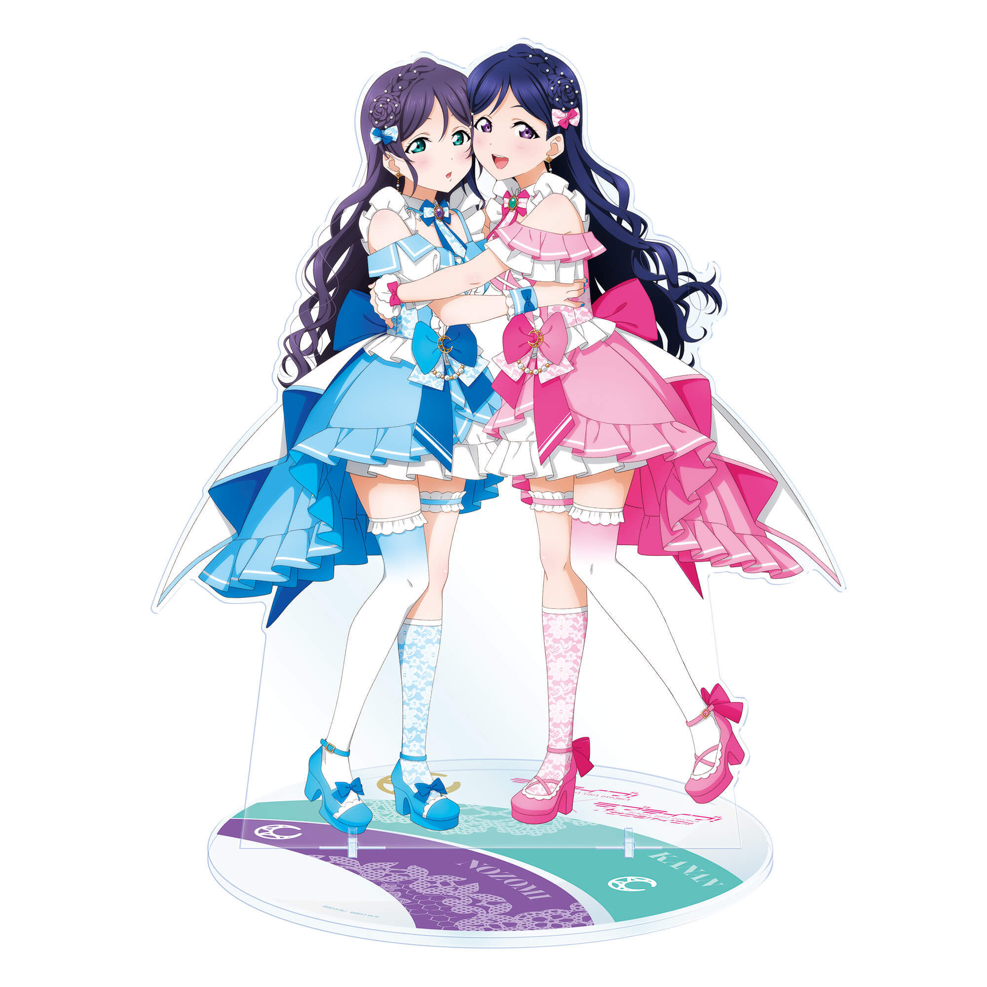 ラブライブ！×ラブライブ！サンシャイン!! POP UP STORE～μ's×Aqours Special Collaboration～ 1/4スケールBIGアクリルフィギュア【μ's×Aqours】 東條 希×松浦果南