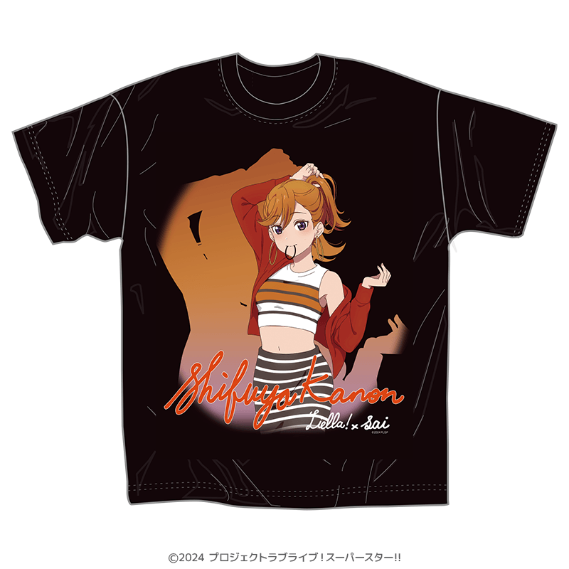 美容室sai×ラブライブ！スーパースター!! Tシャツ 澁谷かのん