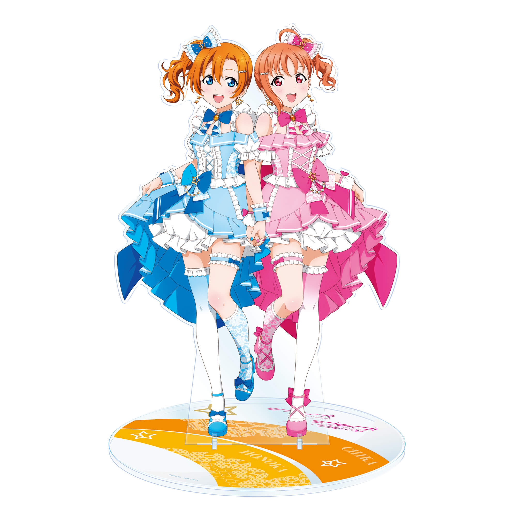 ラブライブ！×ラブライブ！サンシャイン!! POP UP STORE～μ's×Aqours Special Collaboration～ 1/4スケールBIGアクリルフィギュア【μ's×Aqours】 高坂穂乃果×高海千歌